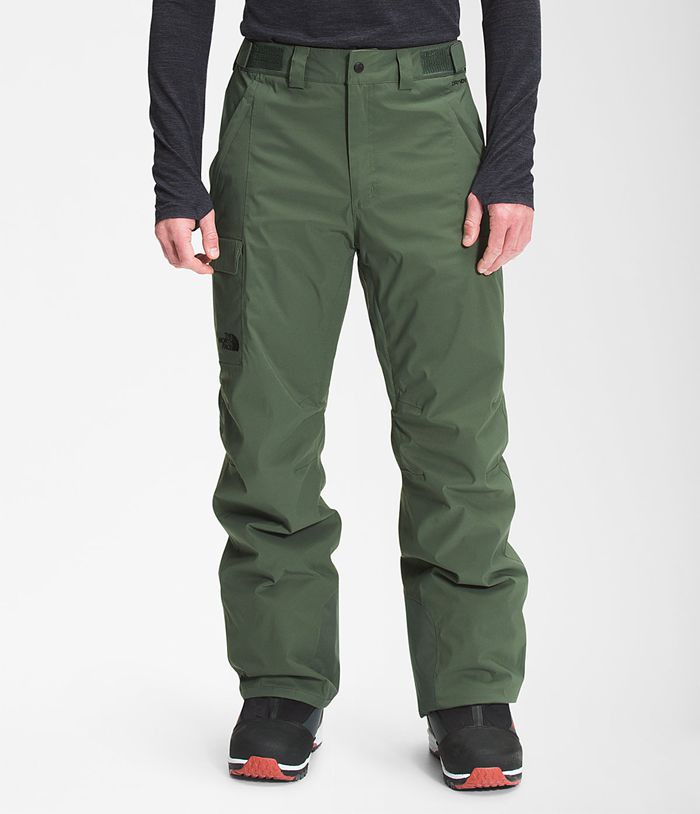 The North Face Mens Snow Pants Freedom Insulated 389LKIERU - Olive